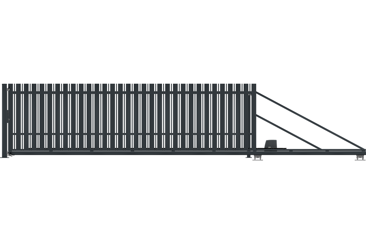 Automatisk Skjutgrind Alaska Höger | 5x1,5m