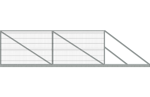 Skjutgrind Panel Höger | 5x1,69m