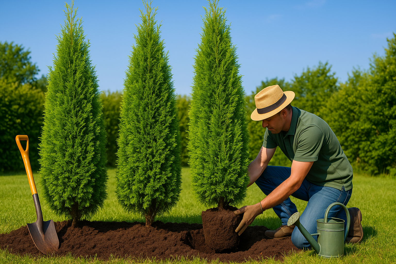 Plantera thuja – steg för steg