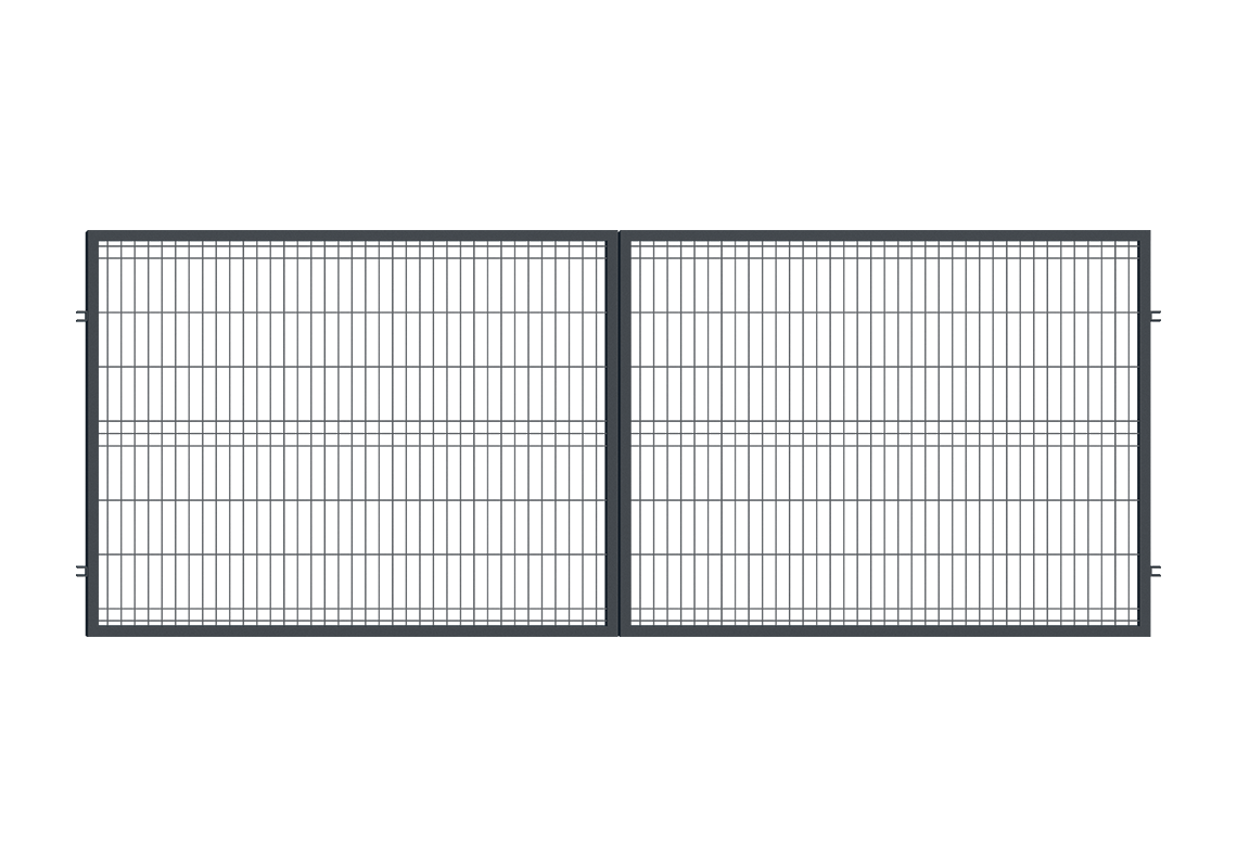 Dubbelgrind Panel | 4x1,7m