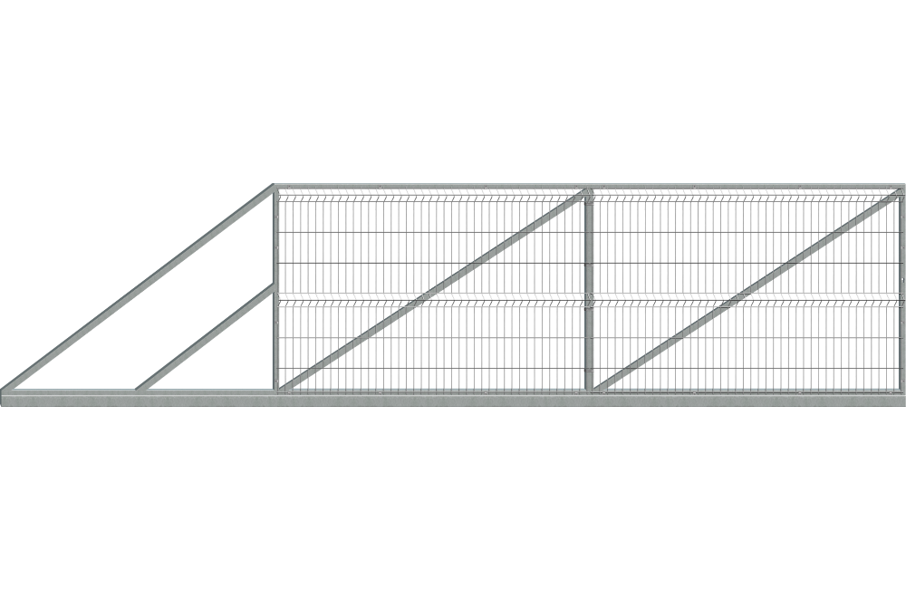 Skjutgrind Panel Vänster | 5x1,69m